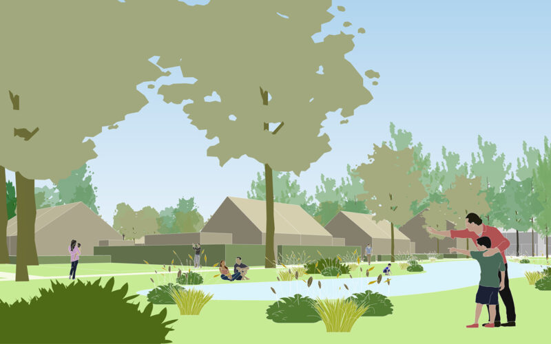 Voorhof Berkel-Enschot impressie